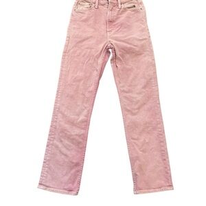 Pink Straight-Leg Jeans Size 24/25